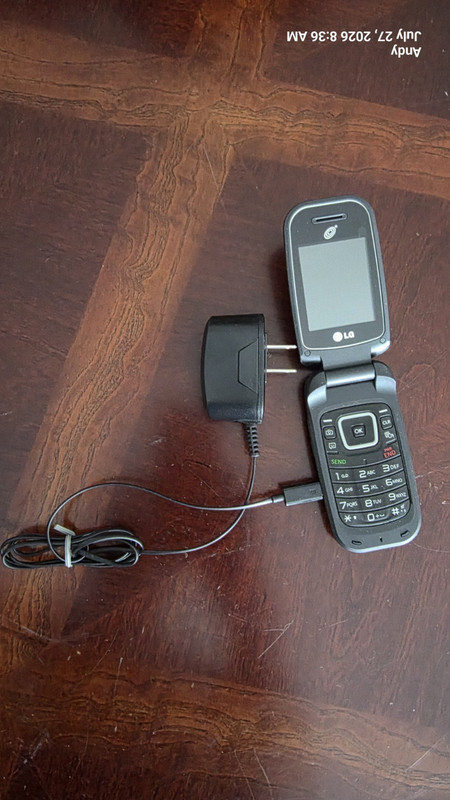 LG 441G Flip Phone Black/Silver