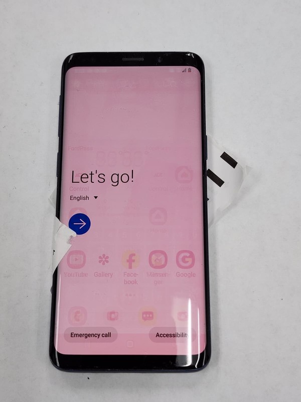 DEFECTIVE – Samsung Galaxy S9 – 64 GB – Blue – Unlocked – SM-G960U1 – 11647