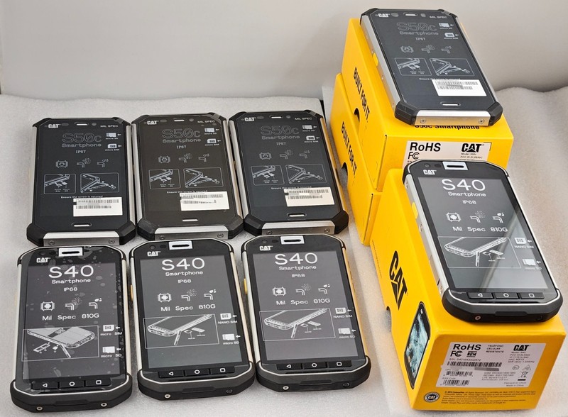 x11 LOT-x5 CAT S40-x6 CAT S50c-Black-Handset Only-Free Shipping