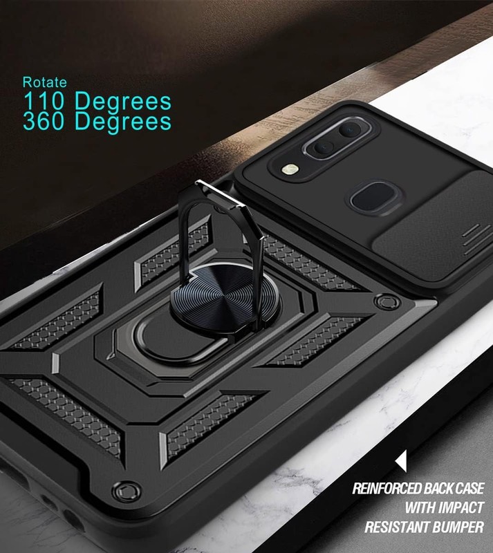 Samsung Galaxy A20/Galaxy A30/Galaxy A50 Case with Tempered Glass Screen Protect gallery