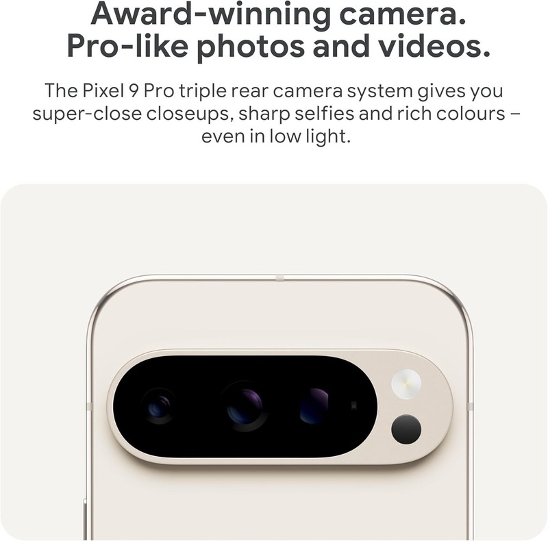 Google Pixel 9 Pro XL Unlocked Smartphone Gemini Triple Camera 128GB Obsidian gallery