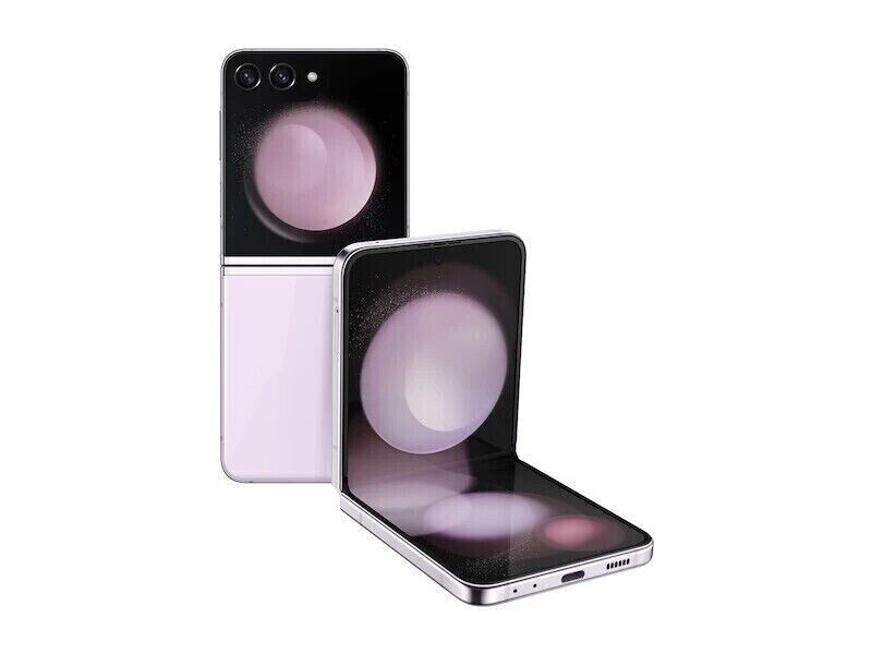 Samsung Galaxy Z Flip5 5G F731U (Fully Unlocked) 256GB Lavender (Very Good)