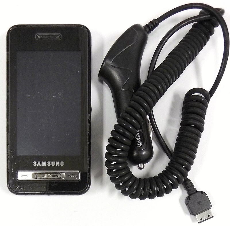 Samsung Finesse SCH-R810 – Black ( Illinois Valley Cellular ) Super Rare Phone