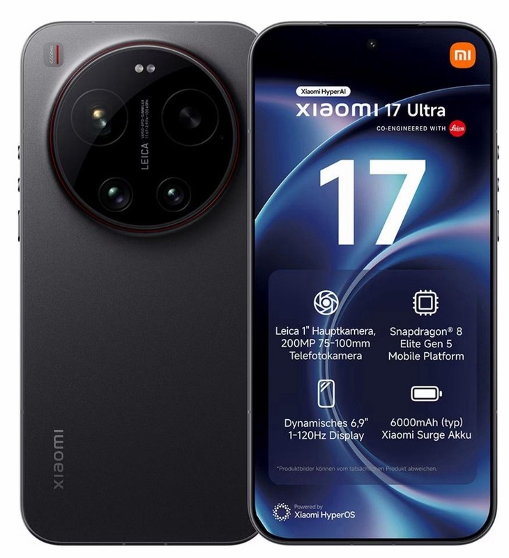 Xiaomi 17 Ultra 512GB 16GB GLOBAL VERSION (BLACK) USA Stock Unlocked gallery