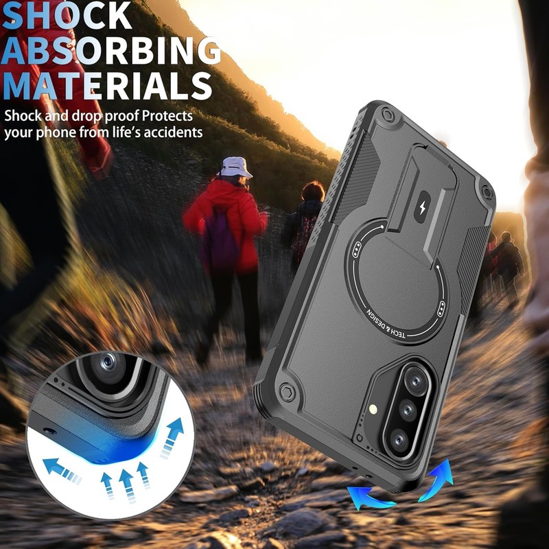 Samsung Galaxy A36 5G case/A56 5G case with 2*9H Tempered Glass Screen Protector gallery