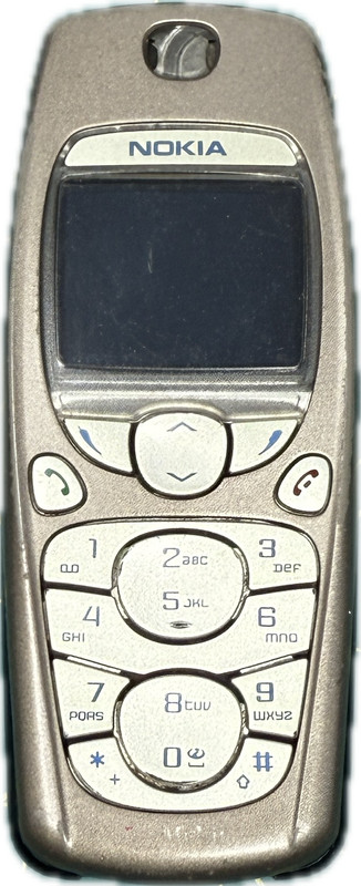 Vintage Nokia Model 3595 Cell Phone Gold Collector Item
