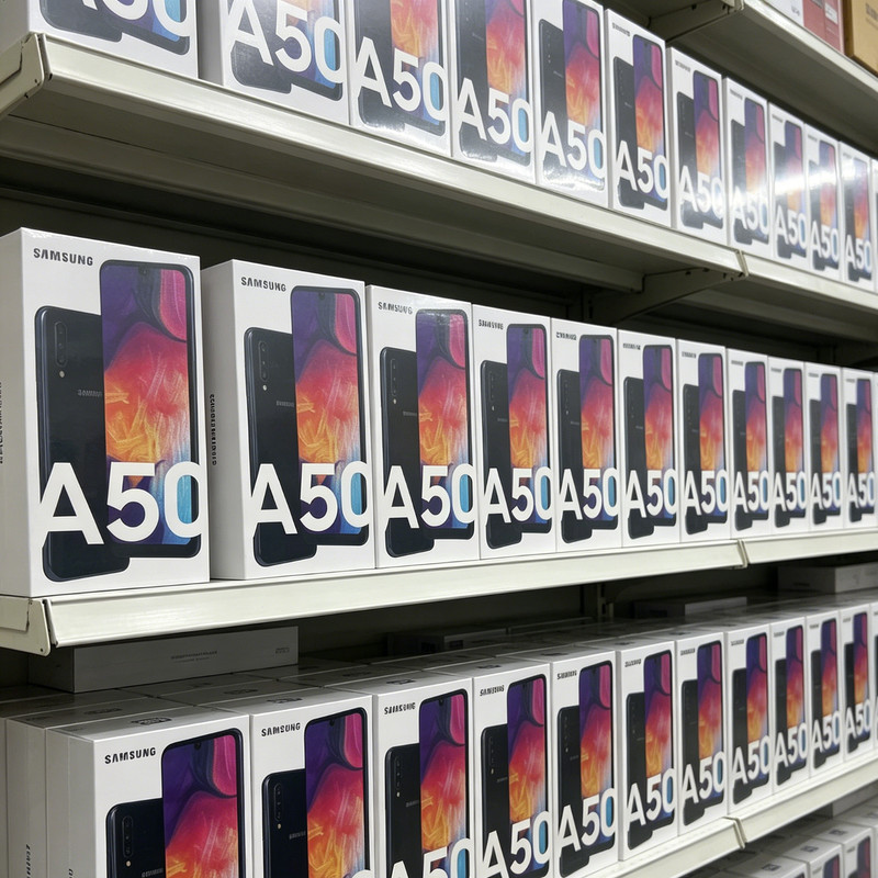 New Sealed Samsung Galaxy A50 SM-A505U1 64GB+4GB 4G Factory Unlocked Android c