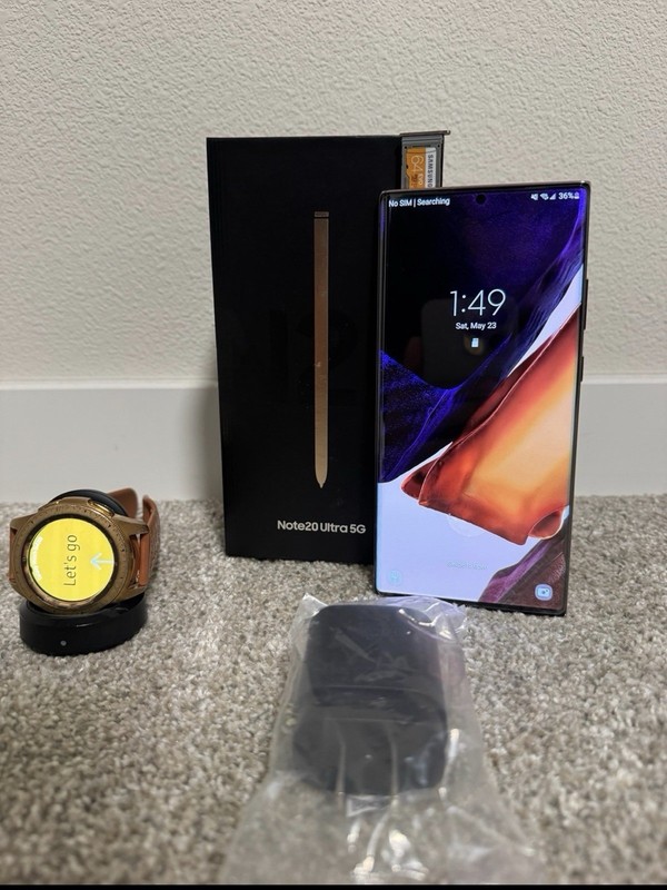 Samsung Galaxy Note 20 Ultra 128GB Unlocked (Bronze) + FREE Galaxy Watch