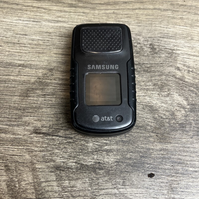 Samsung Rugby Black 3G Cellular Flip Phone SGH-A837 ⚠️ONLY⚠️