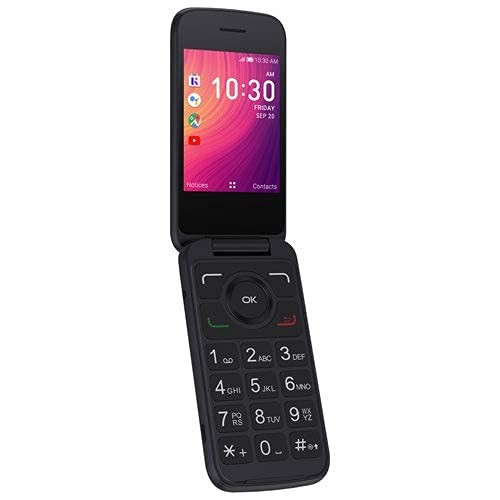 Alcatel GO FLIP 3 Black 4GB 4052W (GSM Unlocked) Flip Phone - For Senior Easy... gallery