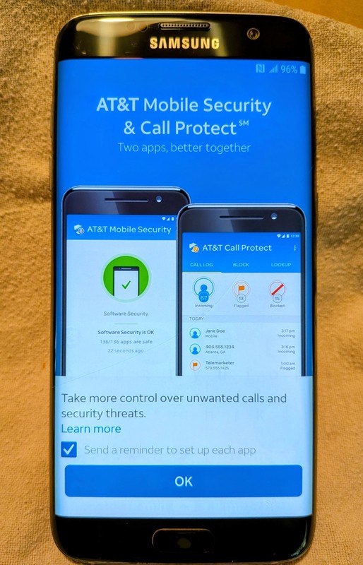 Samsung Galaxy S7 Edge SM-G935A 32GB Black AT&T Orig Box +Original Unused Extras