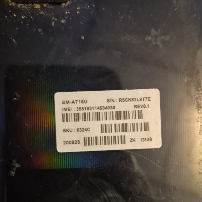 Samsung Galaxy A71 SM-A716U 128GB Black Smartphone 32MP, Device Only