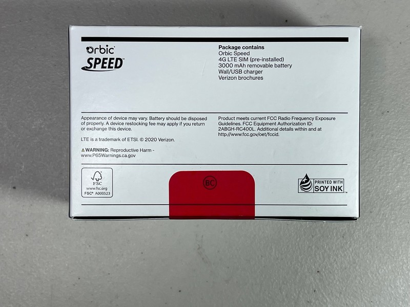 Orbic Speed 4G Verizon Mobile WiFi Hotspot ~ Brand New gallery