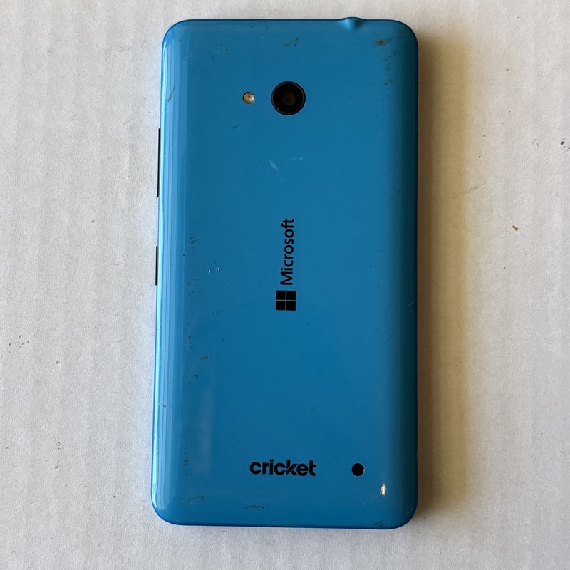 Microsoft Lumia 640 RM-1073 Cricket 8GB Blue Smartphone Good