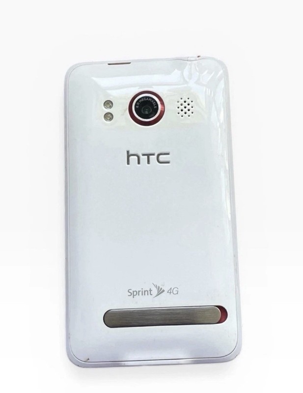 Vintage HTC EVO 4G PC36100 Sprint Android Smartphone White Boots gallery