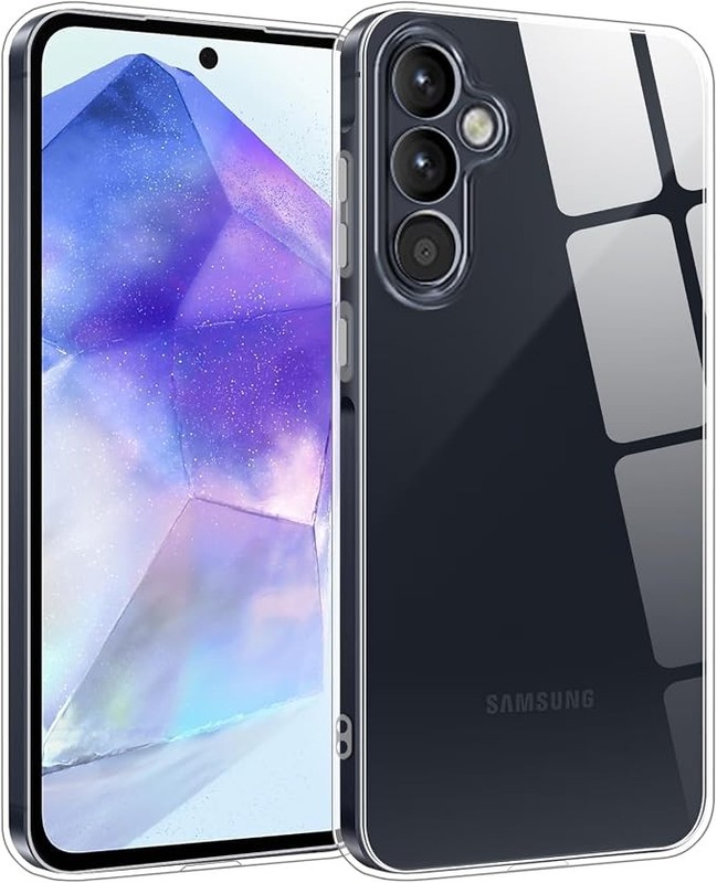 Samsung Galaxy A55 5G Phone Case – Clear Shockproof Bumper Slim Cover for Protec