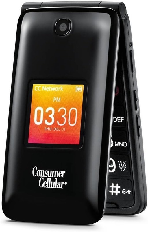 Alcatel Go Flip 4G LTE Basic Flip Phone &lsquo;Consumer Cellular&rsquo; GSM Unlocked (4044L)