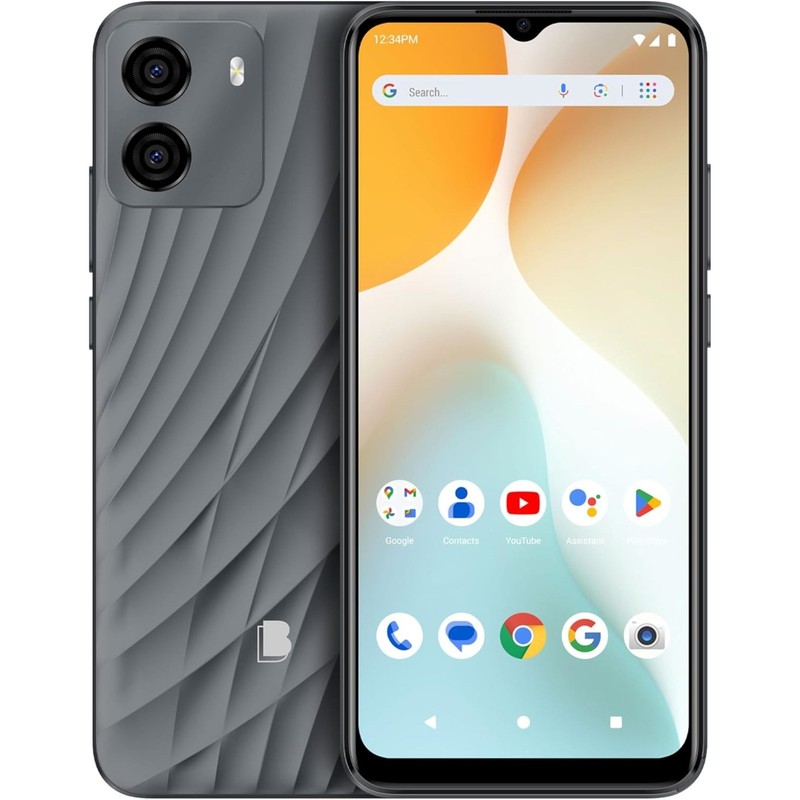 BLU G35 32GB Dual-SIM GSM Unlocked Android Smartphone – Grey – Very Good