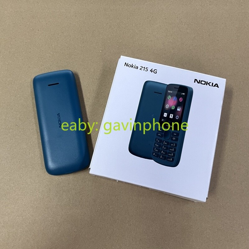 Unlocked Nokia 215 4G Dual SIM , Multiplayer Games Cell Phone Long endurance gallery
