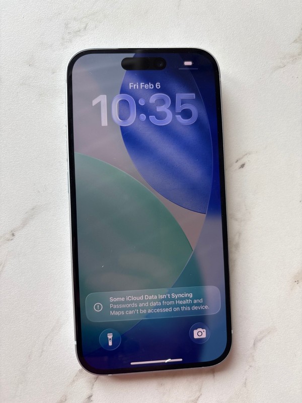 iPhone 15 128GB Apple Light Blue Verizon Network Locked Excellent Battery 100%
