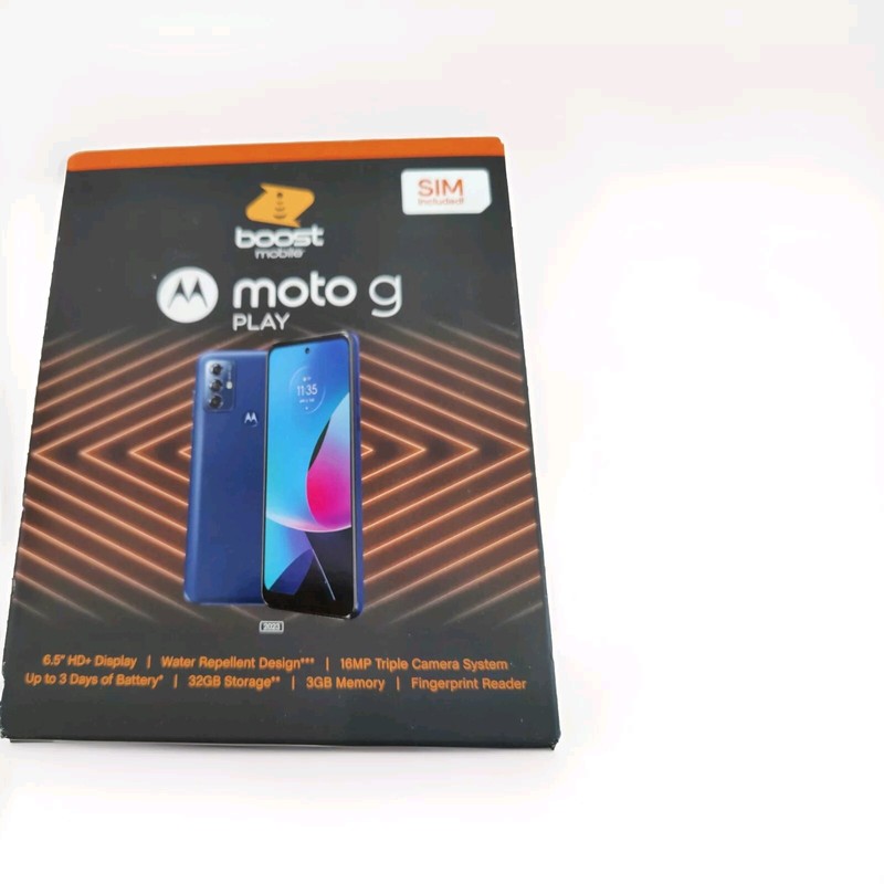 Brand New Motorola Moto G Play – 32 GB – Blue (Boost Mobile)