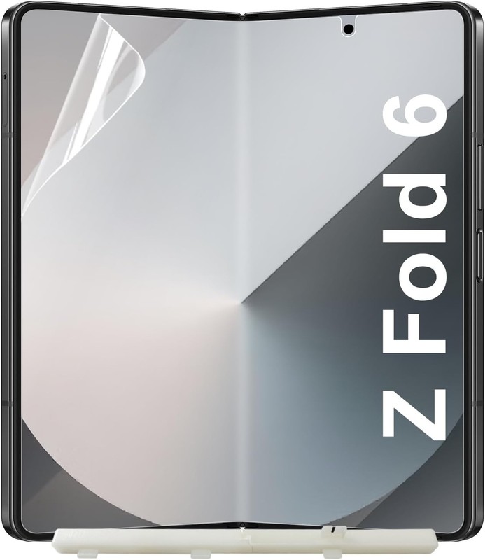 2PCS TPU Screen Protector for Galaxy Z Fold 6 HD Clear Case Friendly Bubble Free