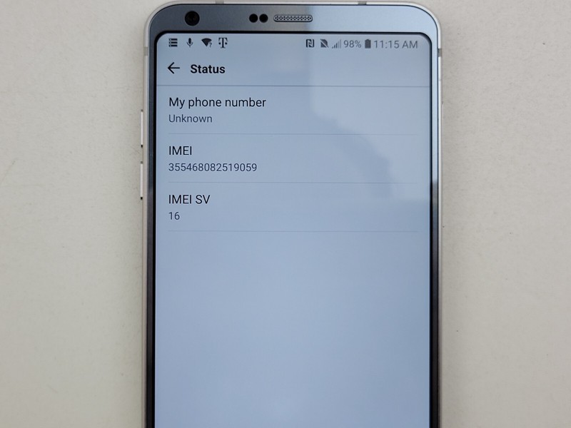 LG G6 (LG-H872) 32GB (T-Mobile) Smartphone - SMALL ISSUE - Clean IMEI - J1777 gallery