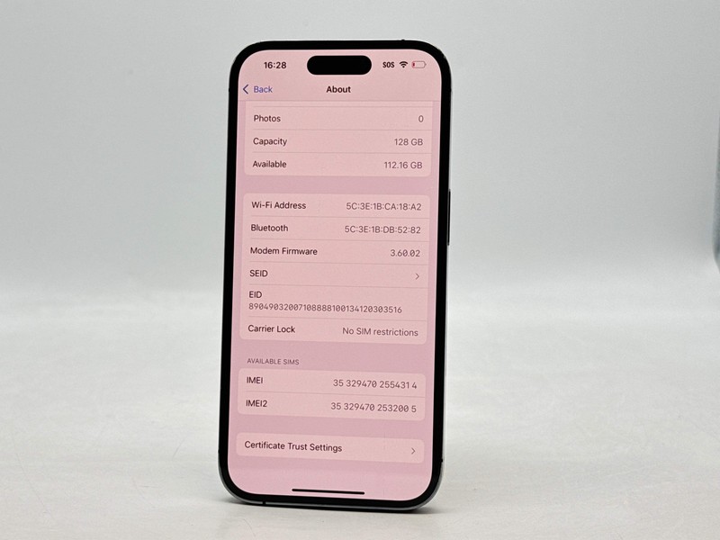 Unlocked Apple iPhone 14 Pro 6.1" A2650 128GB Deep Purple For Parts #228 gallery