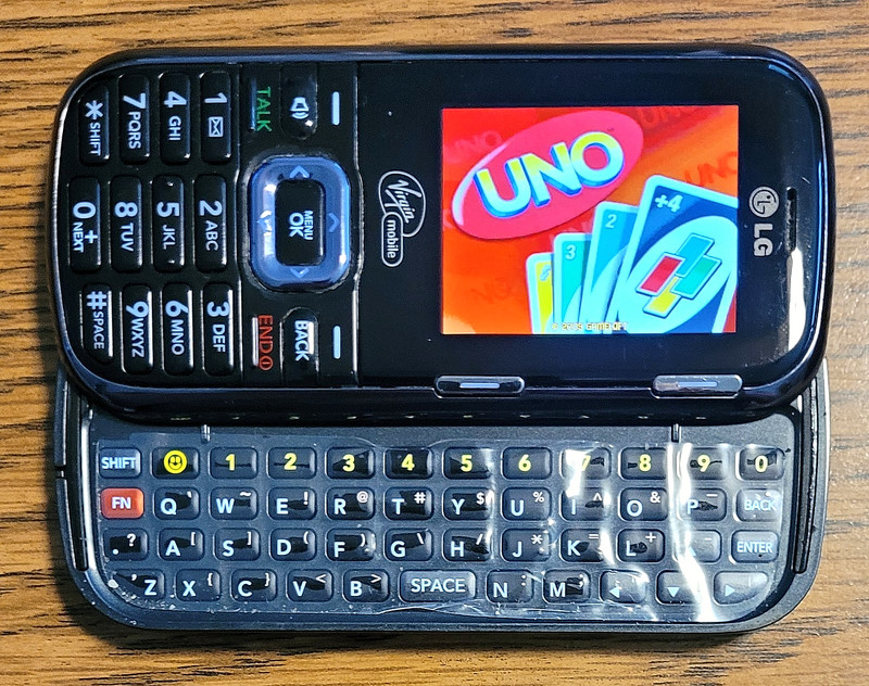 LG Rumor 2 II VM265 - Gray ( Virgin Mobile ) Very Rare Slider Phone w/ 3 Games
