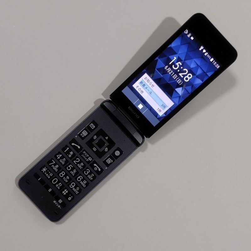 Kyocera DIGNO Keitai 4 A202KC Black Flip Phone SoftBank Android Japan