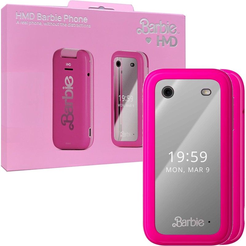 HMD Barbie 4G Power Pink 128MB + 64MB Dual-SIM Factory Unlocked GSM NEW