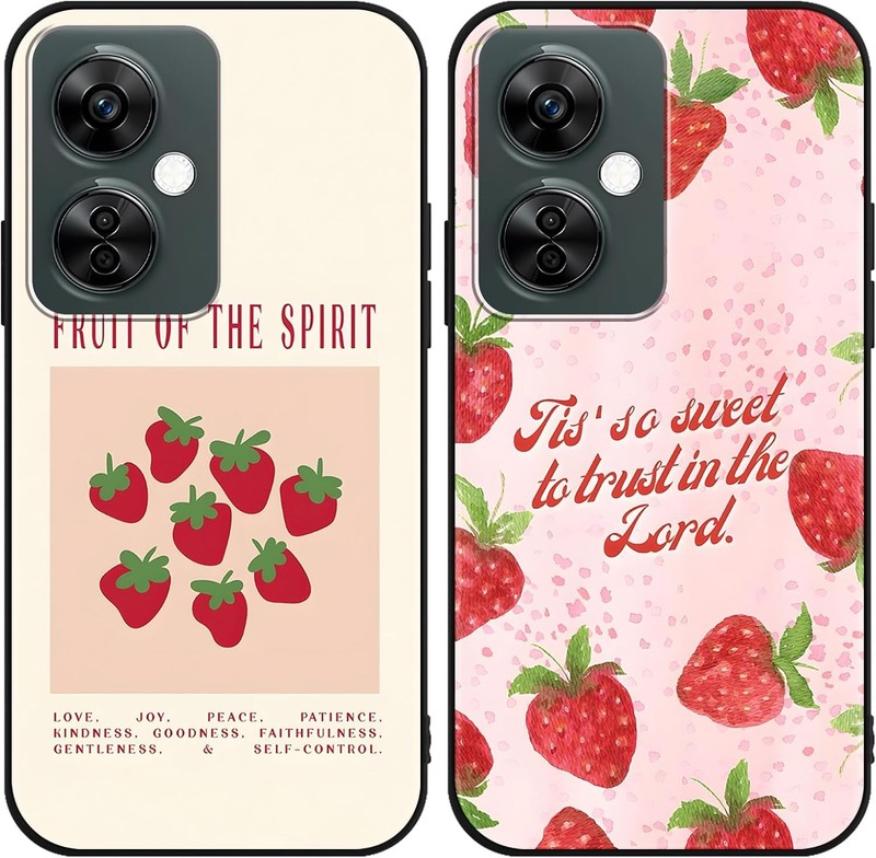 2 Pack Jesus Religious Sayings Christian Phone Case for OnePlus Nord N30 5G 6.72
