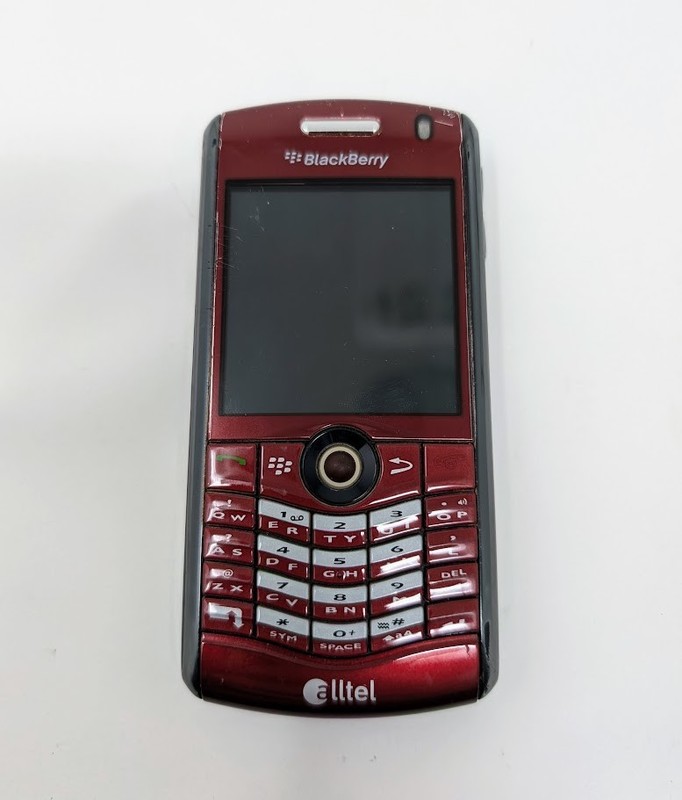 BlackBerry Pearl 8130 – Red (Alltel) Smartphone, Bundle, NO BATTERY