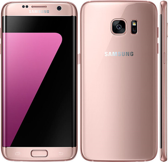 Original Samsung Galaxy S7 edge G935F/DS Dual-SIM 32GB SmartPhone Very good Pink