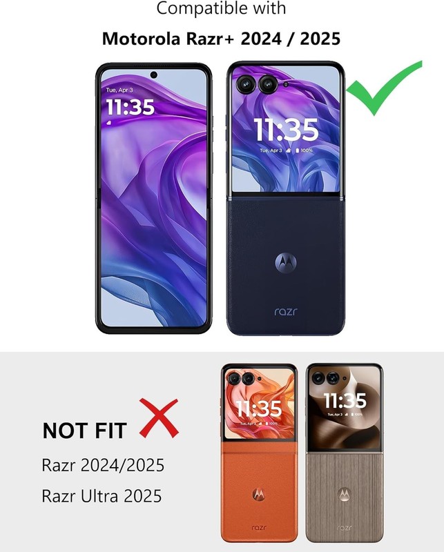 Case for Motorola Razr Plus 2024/2025 - Thin Hard Matte Polycarbonate Cover gallery
