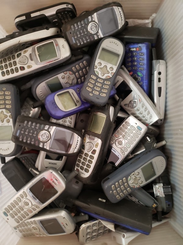 Lot of 20 Mixed Brand Vintage Phone Cell Movie Prop Collectible Untested
