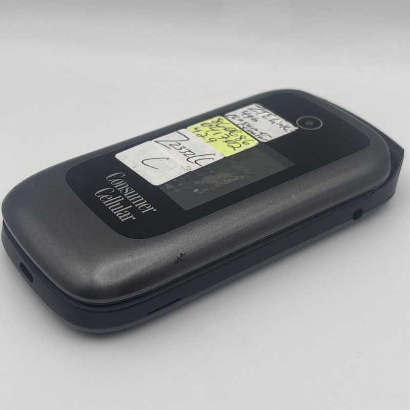 Consumer Cellular Link 1st Generation Z2332CC - Black( GSM ) 4G VoLTE Flip Phone gallery