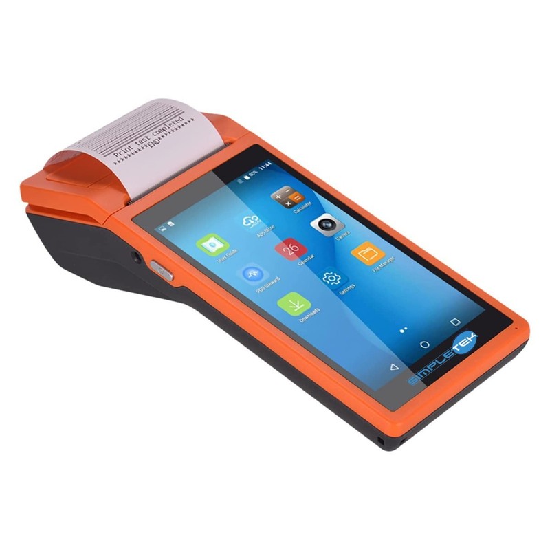 POS Android 14 With Thermal Printer 58Mm And Barcode Reader D1 2D QR + NFC