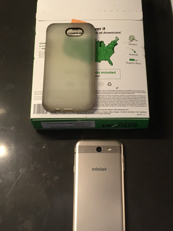Samsung Galaxy Sol 2 16GB Smartphone Cricket Wireless Gold SM-J326AZ Gently Used gallery