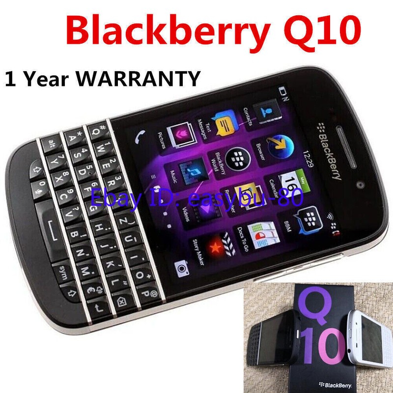 BlackBerry Q10 16GB+2GB 8MP LTE Qwerty Keyboard Unlocked Smartphone- New Sealed gallery