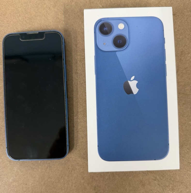 Apple iPhone 13 mini 128GB Blue Unlocked Clean IMEI Factory Reset Excellent
