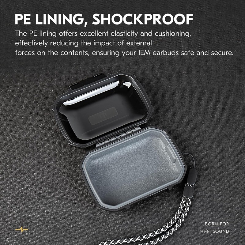 CCZ Taichi Portable IEM Case, Water-Resistant Earbuds Storage for Moondrop CHU I gallery