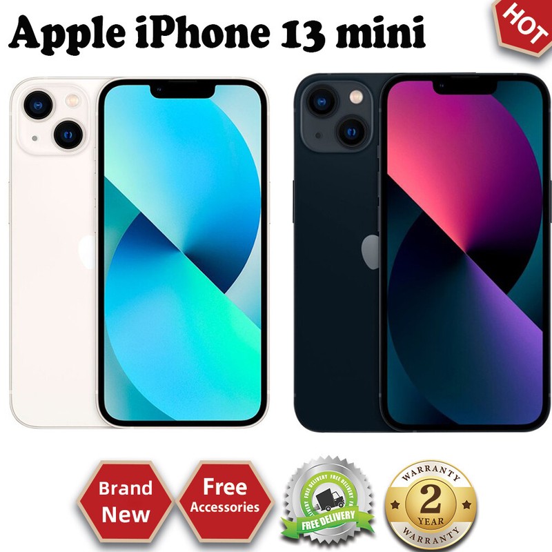 💯New in Sealed Box Apple iPhone 13 MINI 128/256GB A2481 USA Unlocked Smartphone gallery