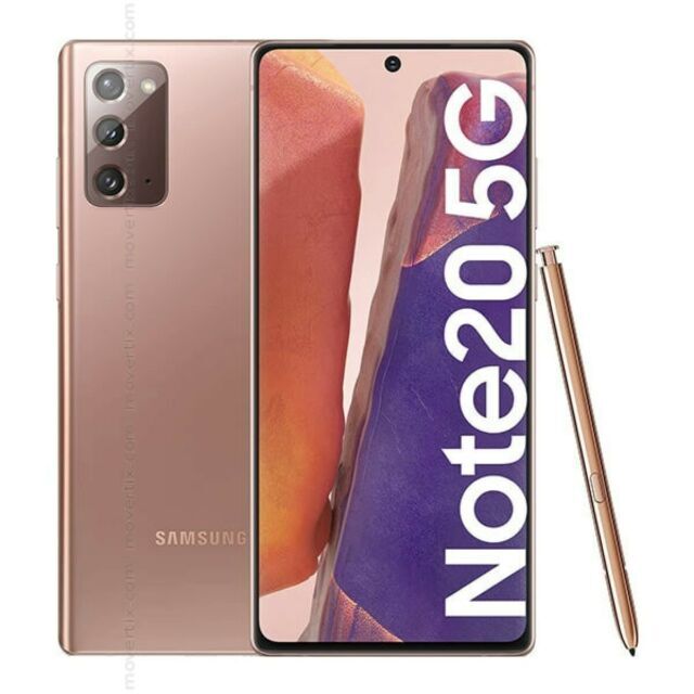 Samsung Galaxy Note 20 5G SM-N981B/DS 256G 8GB RAM Dual SIM Unlocked Bronze