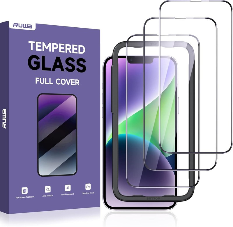 3PCS Screen Protector for iPhone 13/13 Pro/14/16e 6.1 Inch Ultra HD Case Friendl