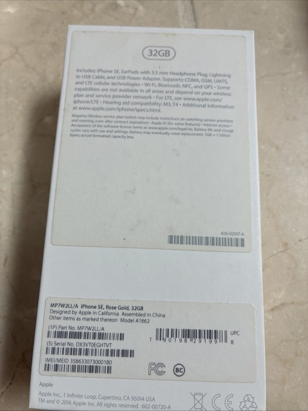 iPhone SE 1st Gen 32GB Model A1662 gallery
