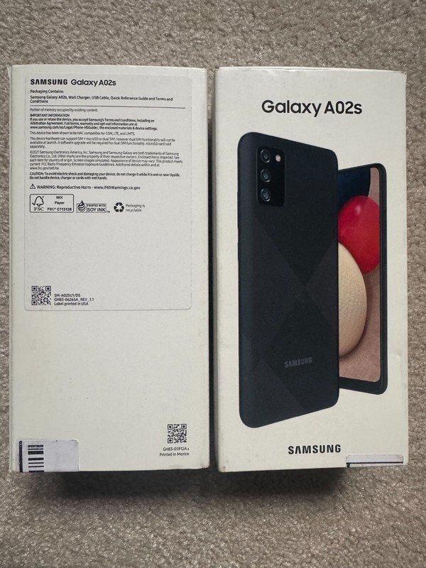 New Samsung Galxy A02s Smart Phone Unlocked