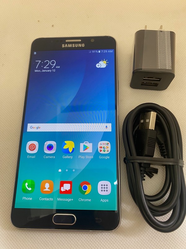 Samsung Galaxy Note 5 SM-N920A 32GB AT&T/Unlocked Black Smartphone VERY Good US