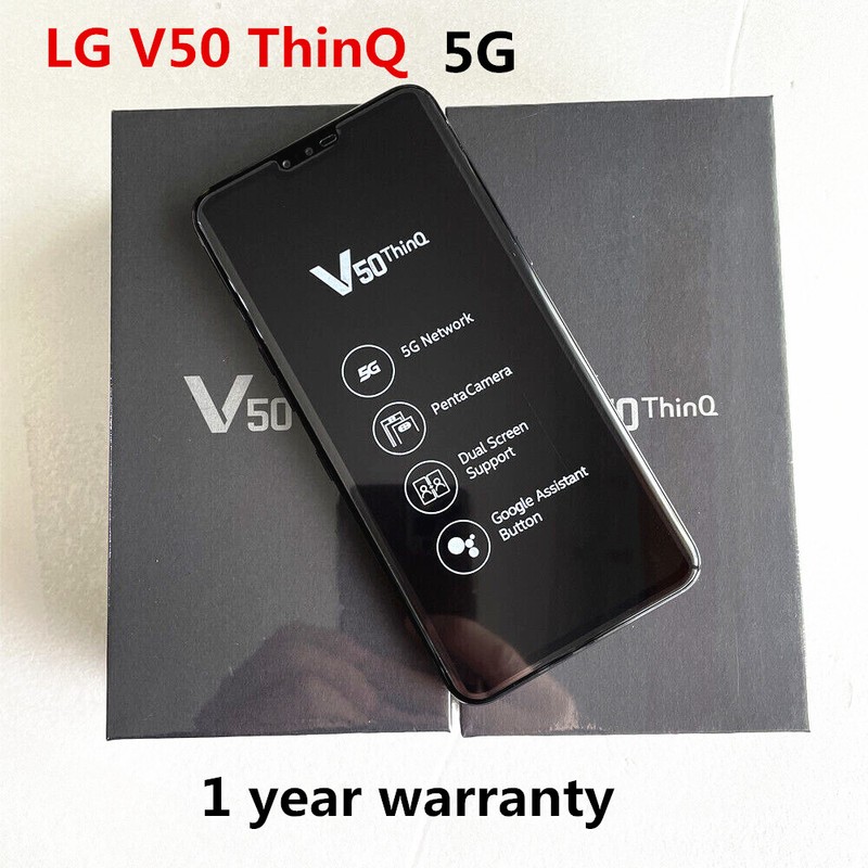 LG V50 ThinQ 5G V450VM 128GB+6GB 4G LTE Verizon Unlocked Smartphone New Sealed