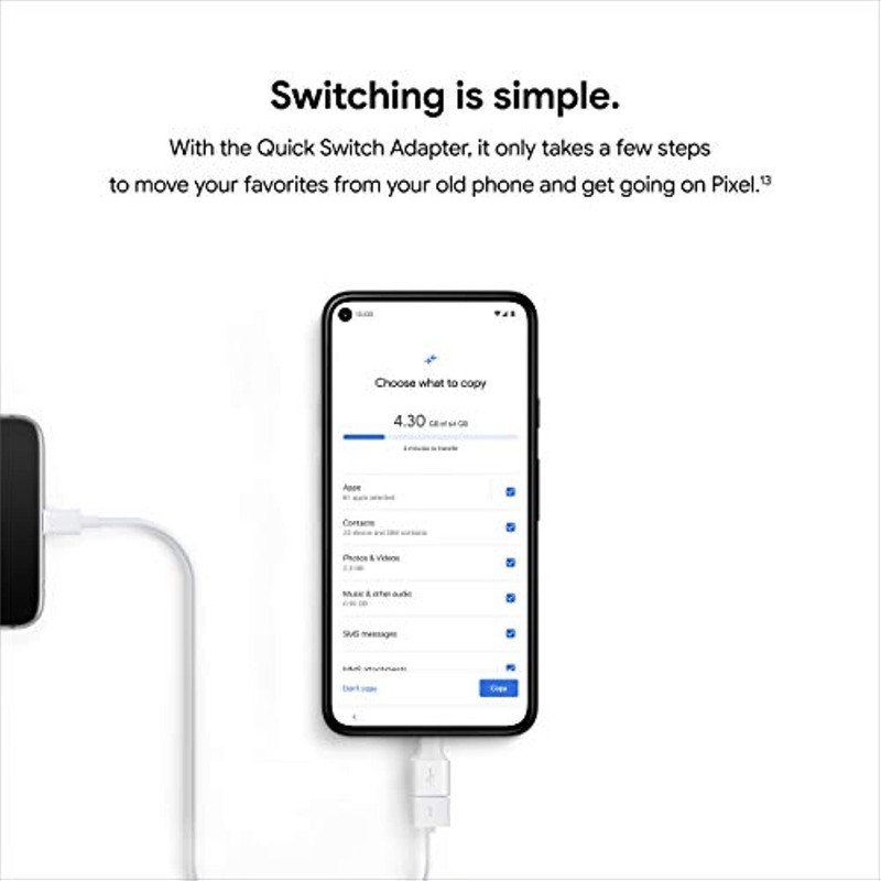 Google Pixel 5 128GB+8GB Dual SIM Factory Unlocked 6 in 5G Phone Sorta Sage gallery